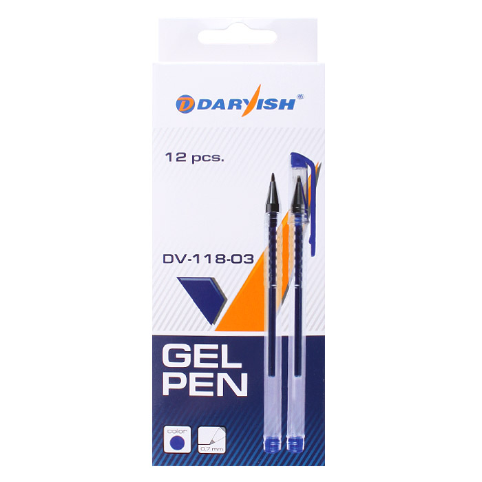 Ручка гел. darvish синяя 0,7мм