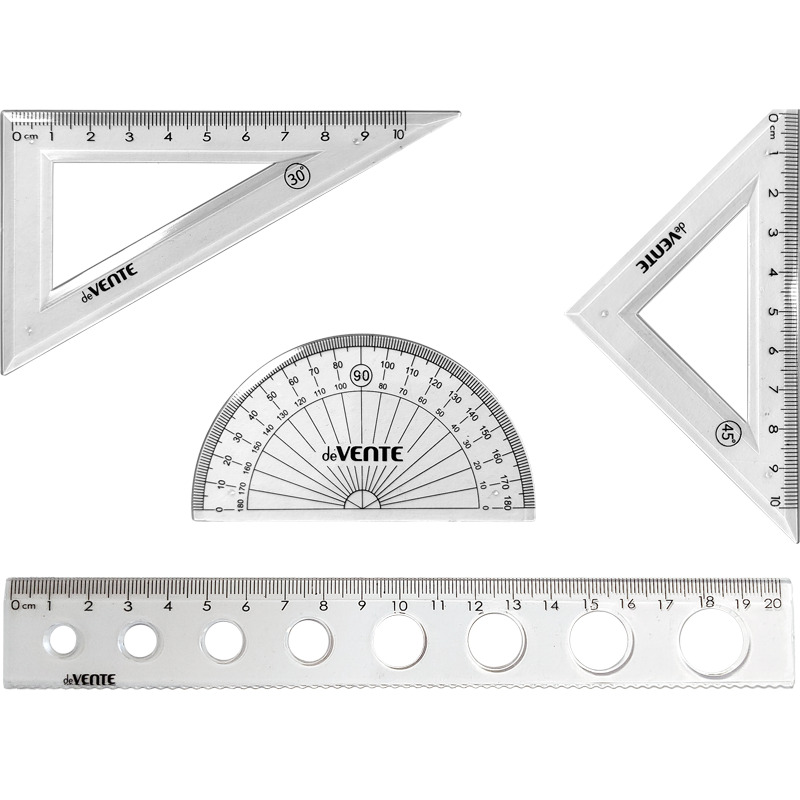 Набор линеек "turbo galaxy" (devente) средн. (4 пред.)