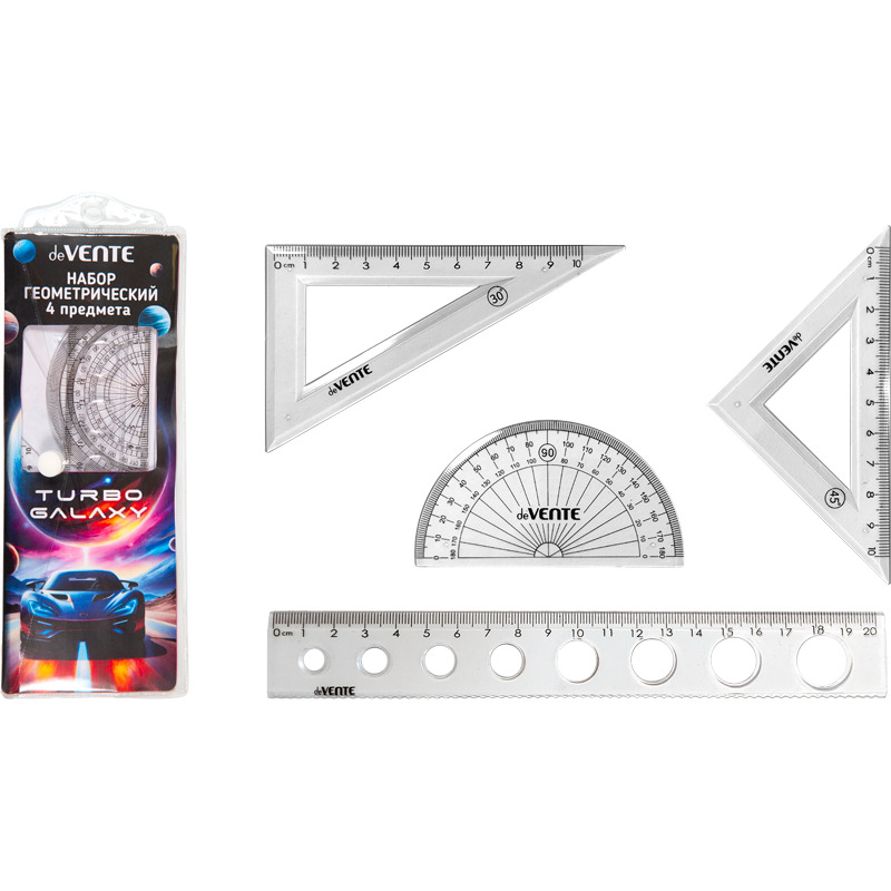 Набор линеек "turbo galaxy" (devente) средн. (4 пред.)