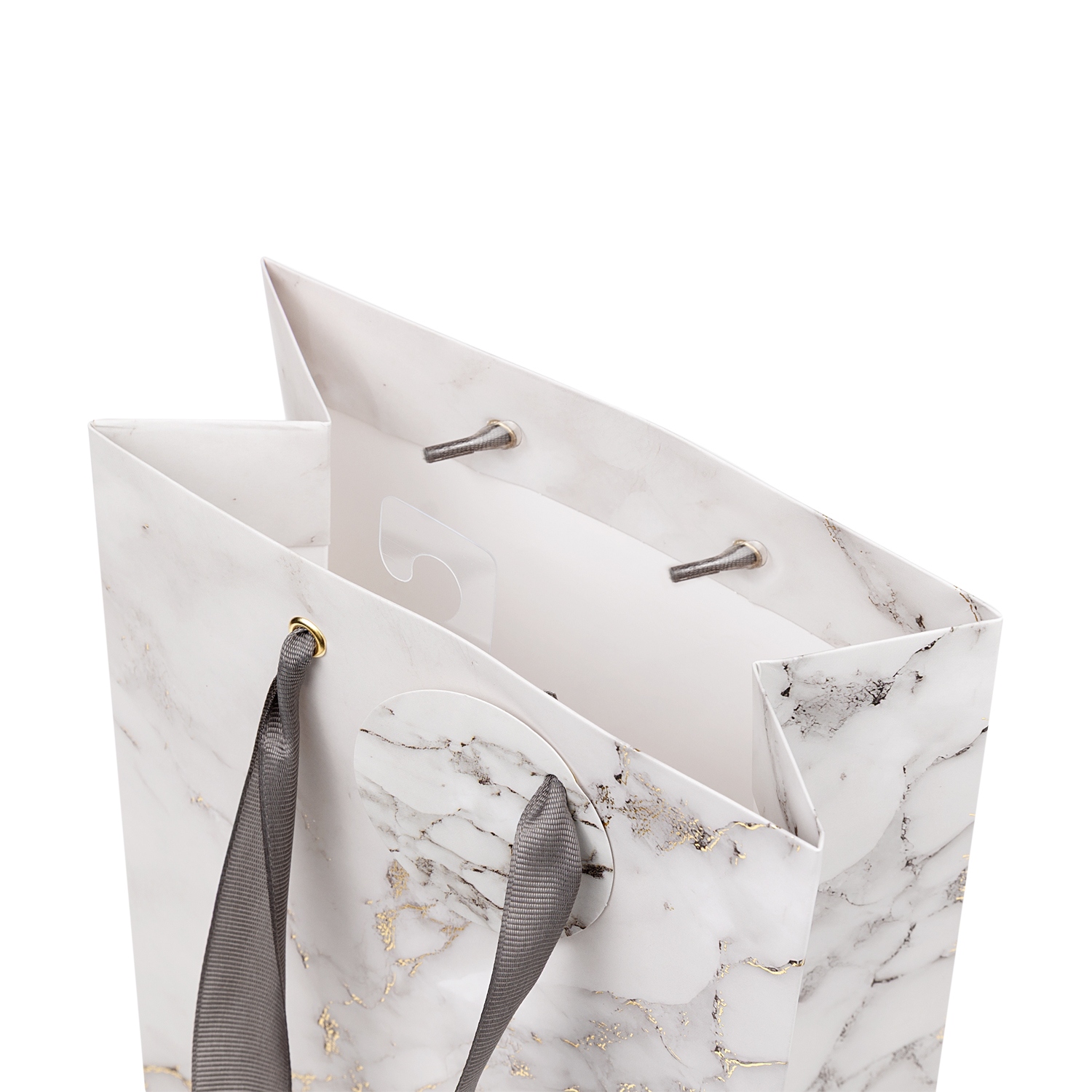 Пакет подарочный "carrara. white" (18х23х10см)