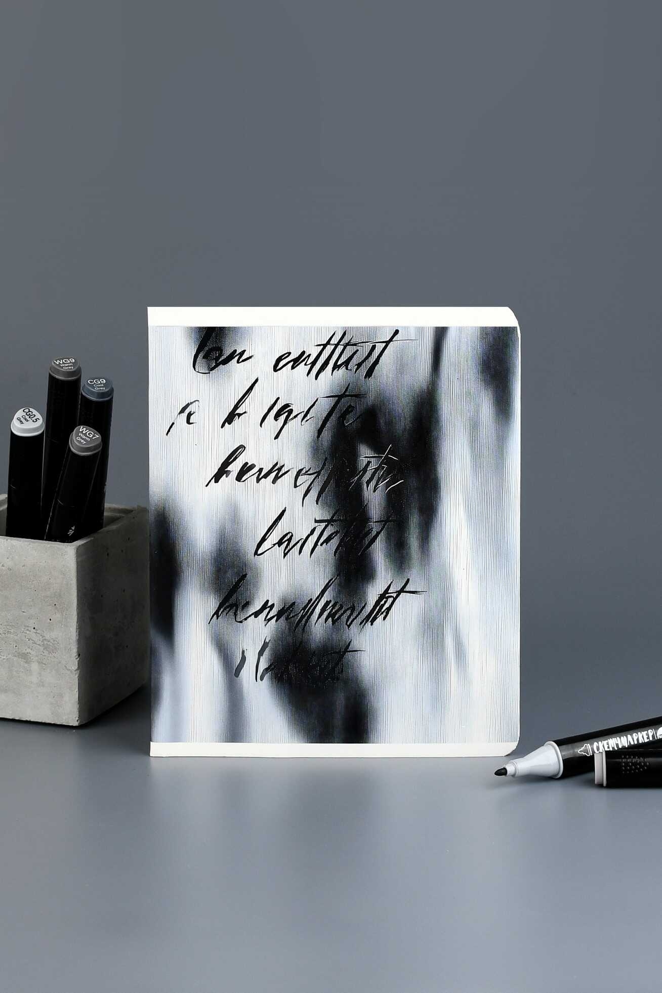 Тетрадь 48л. лин. "гранж" (феникс+) б/б,выб.твин лак,асс-т