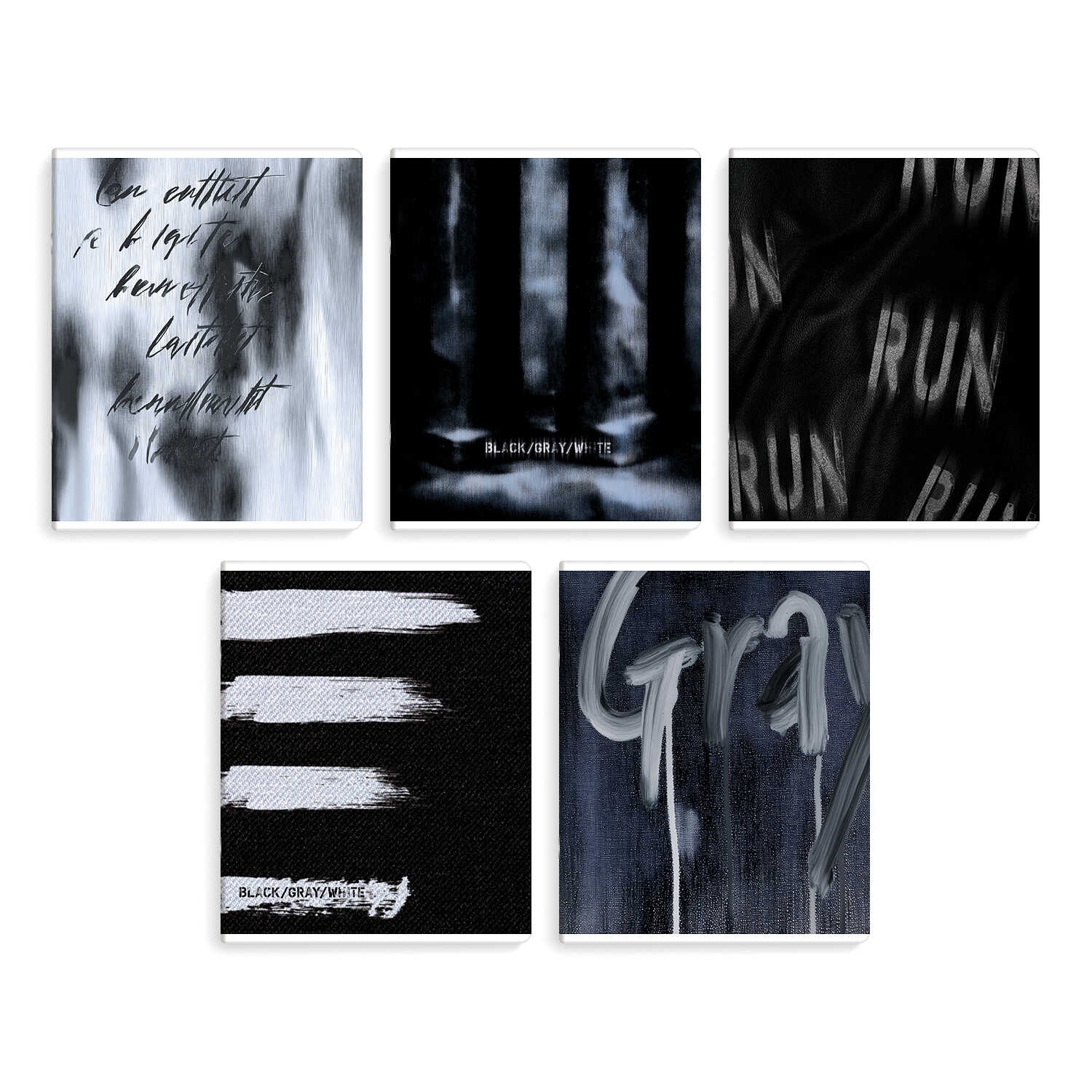 Тетрадь 48л. лин. "гранж" (феникс+) б/б,выб.твин лак,асс-т