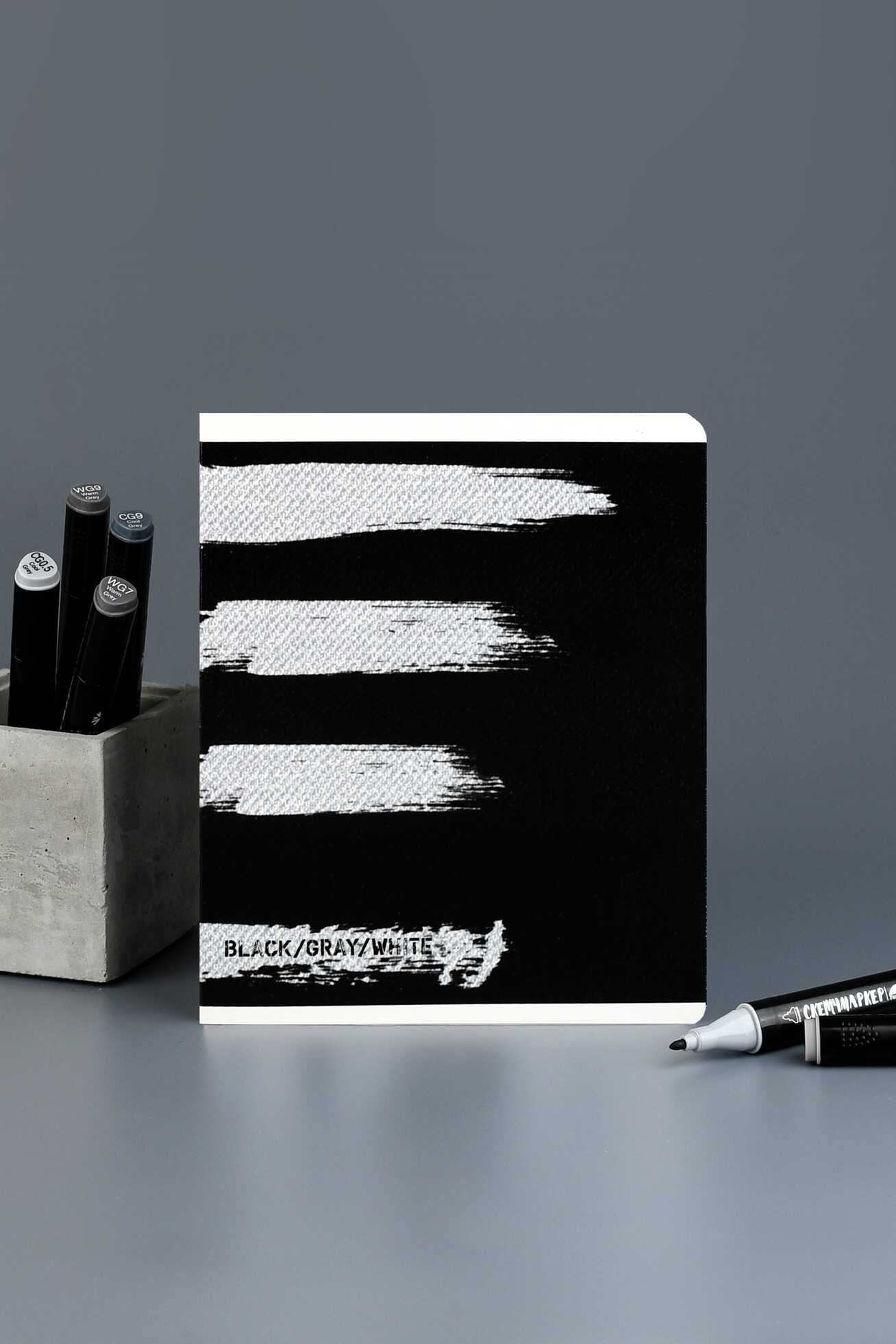 Тетрадь 48л. лин. "гранж" (феникс+) б/б,выб.твин лак,асс-т