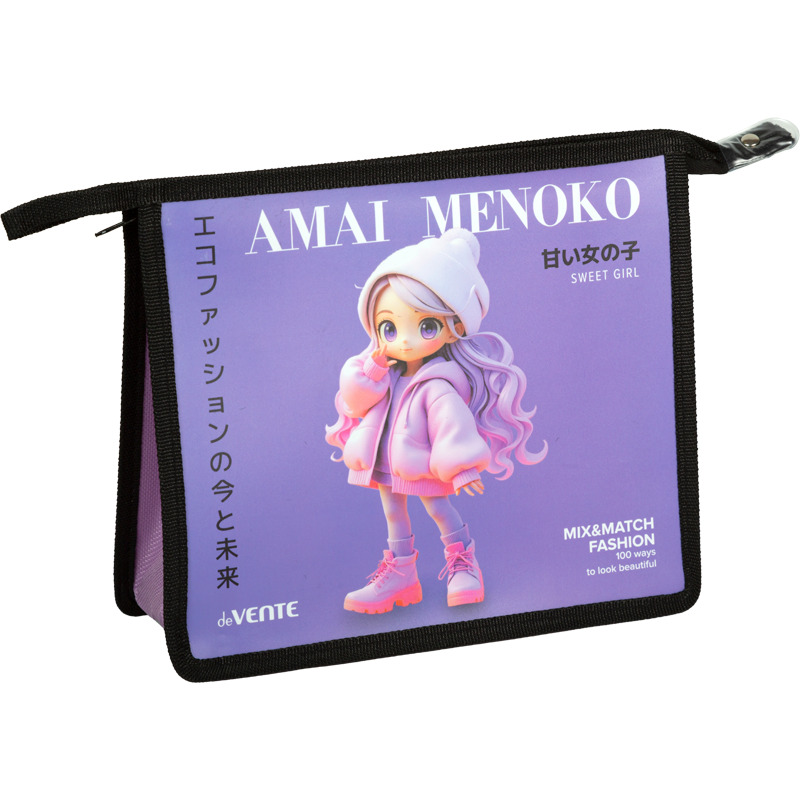 Папка для тетрадей а5 на молнии devente "amai menoko"