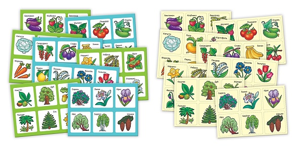 Игра лото развивающее "растения, овощи, фрукты" (hatber)