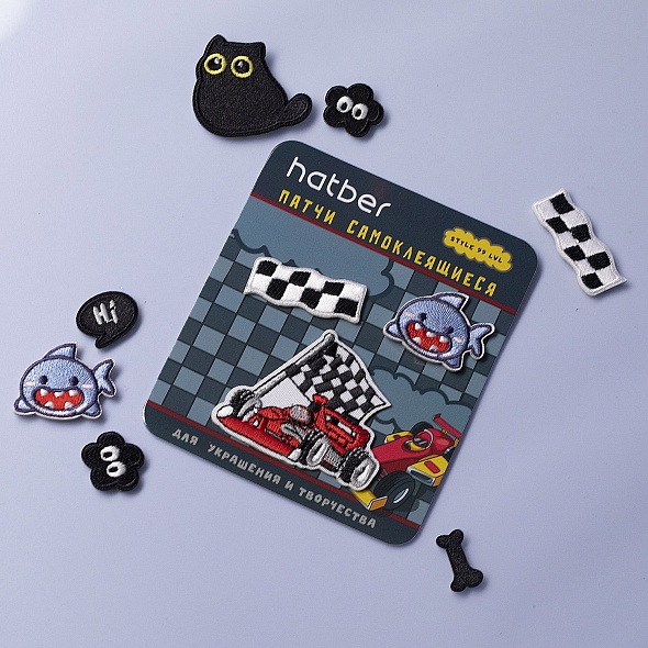Наклейки самокл. hatber "в мире приключений"