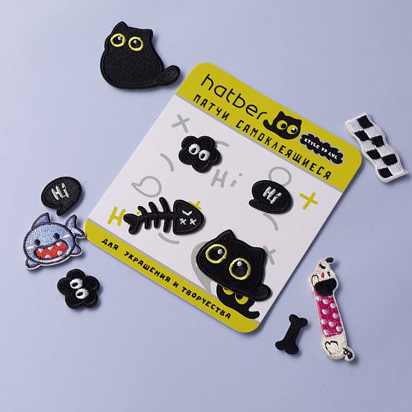 Наклейки самокл. hatber "кошмарики"