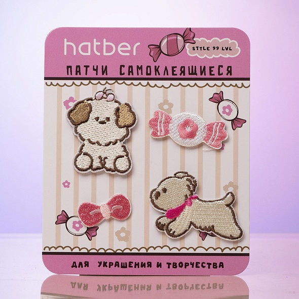 Наклейки самокл. hatber "пушистая компания"