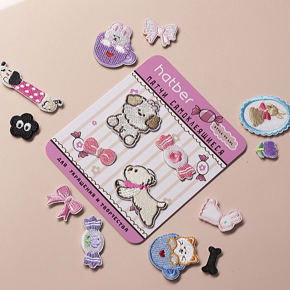 Наклейки самокл. hatber "пушистая компания"