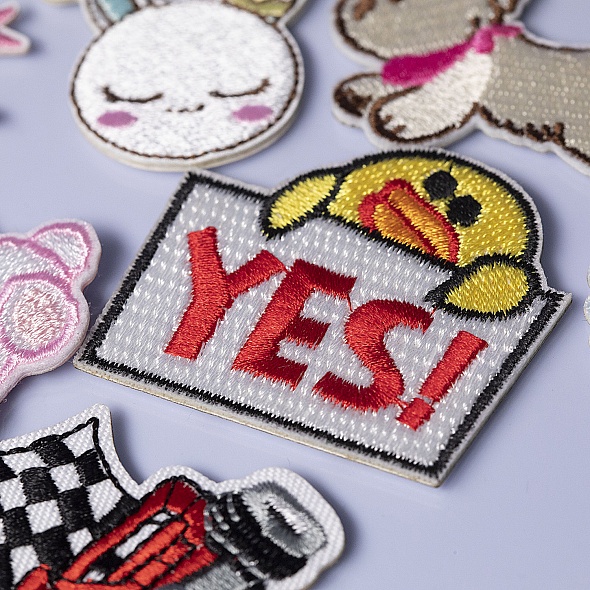 Наклейки самокл. hatber "yes no"