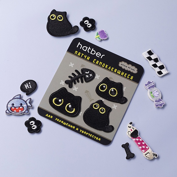 Наклейки самокл. hatber "кошмарики"