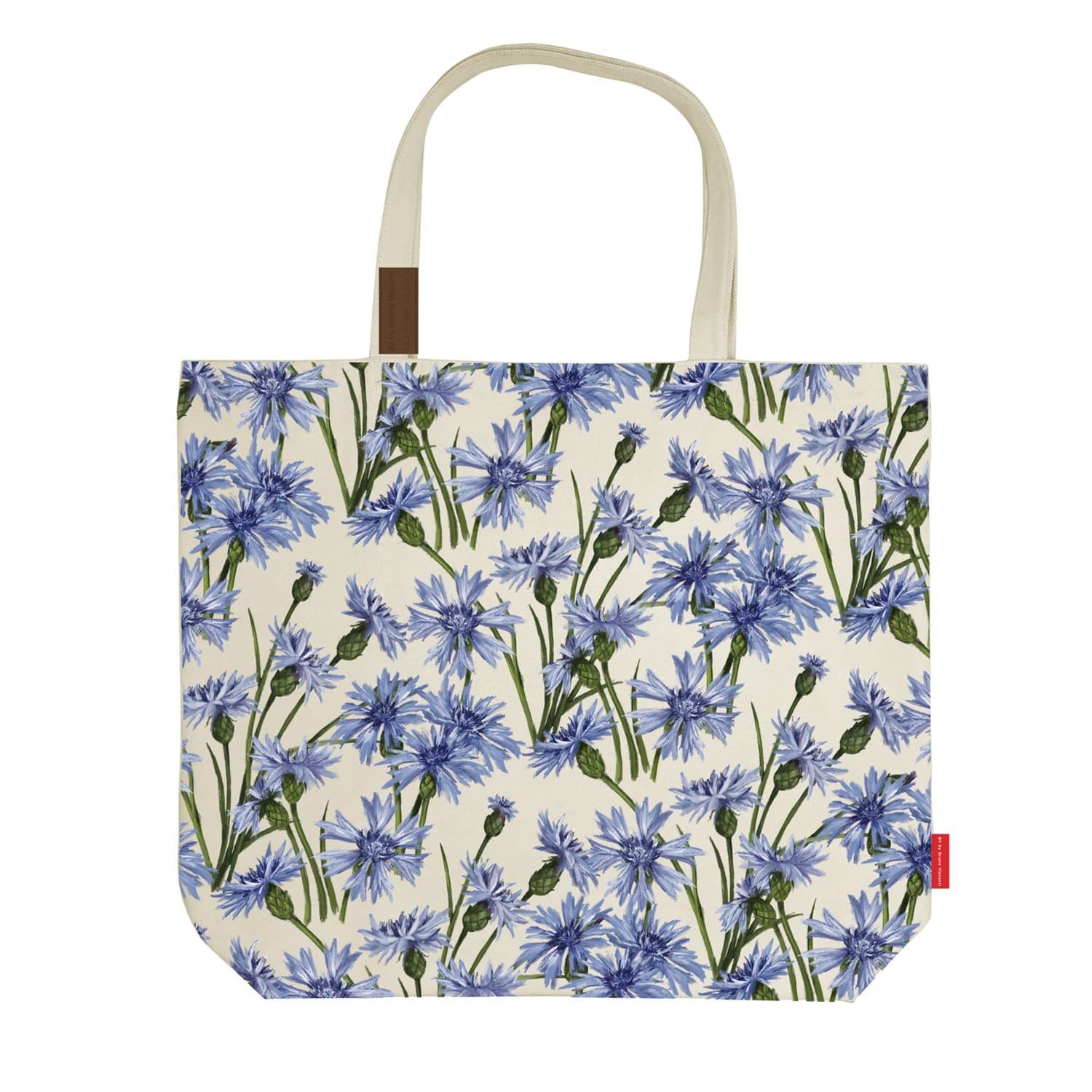 Сумка-шоппер bruno visconti "flora. васильки" 48х40х12см с карманом