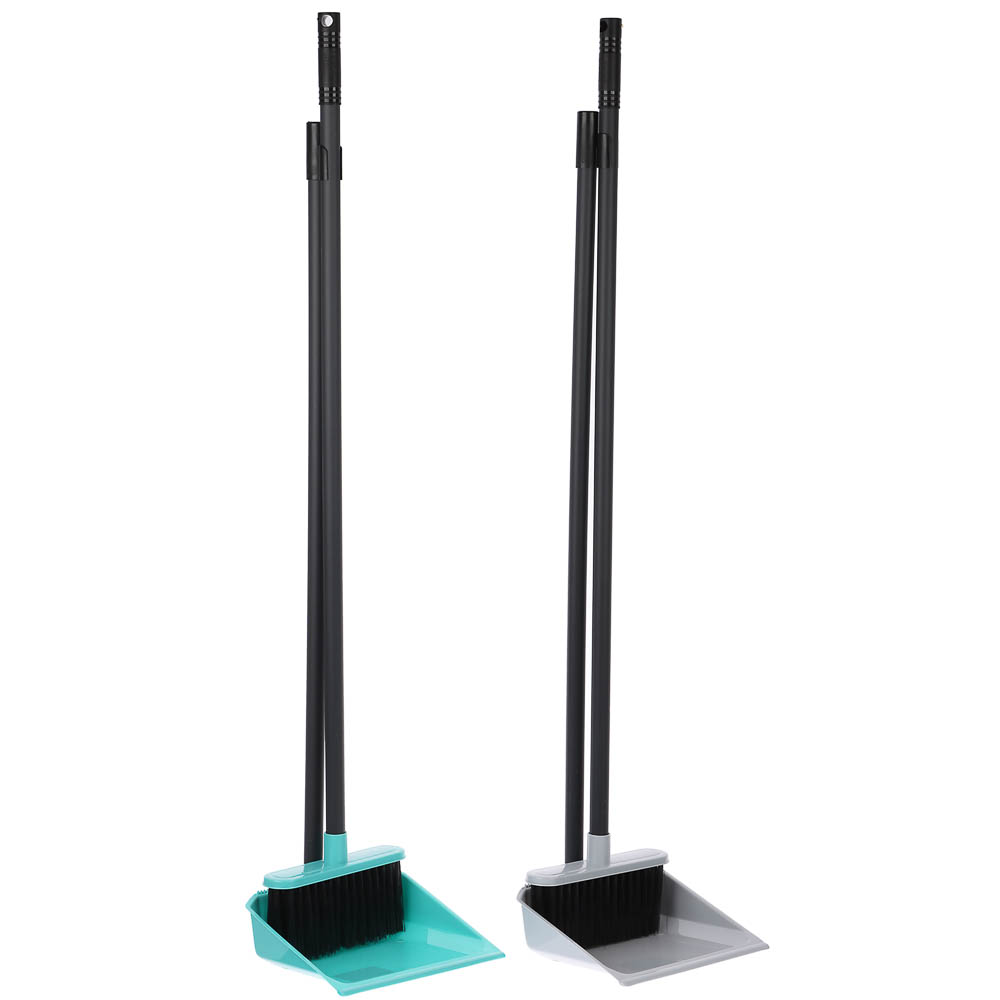 совок для мусора пластмассовый со щеткой vetta "практик" асс-т Совок для мусора пластмассовый со щеткой vetta "практик" асс-т