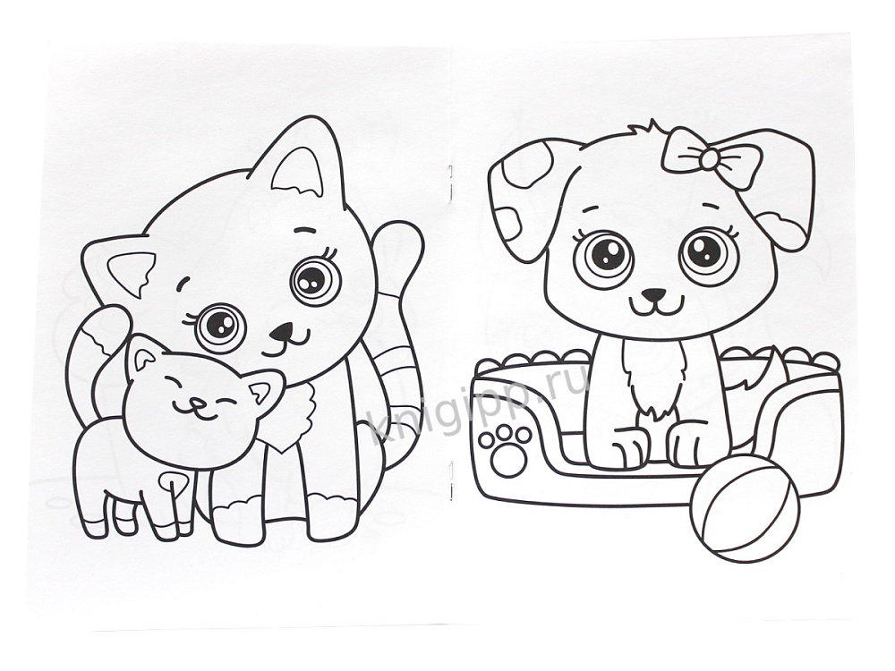 Раскраска "пушистики" а5 (проф-пресс)