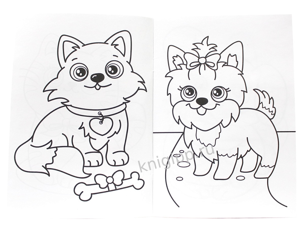 Раскраска "пушистики" а5 (проф-пресс)