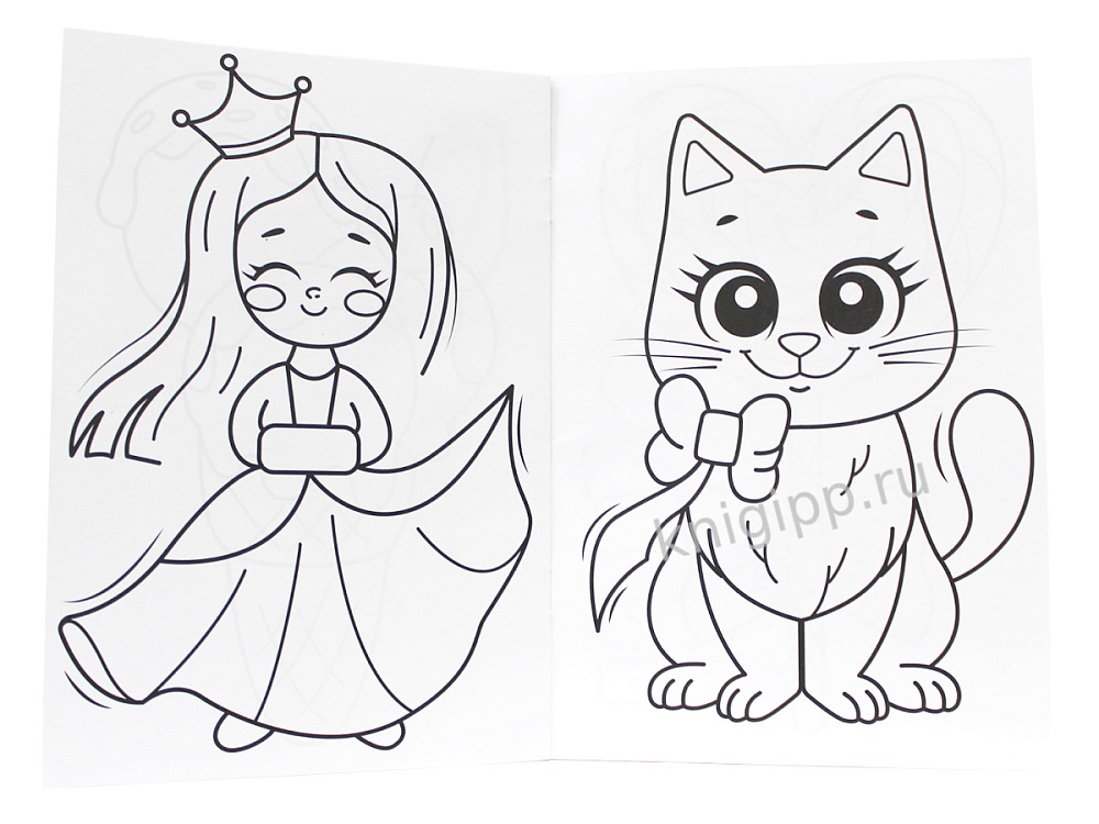 Раскраска для девочек а5 (проф-пресс)