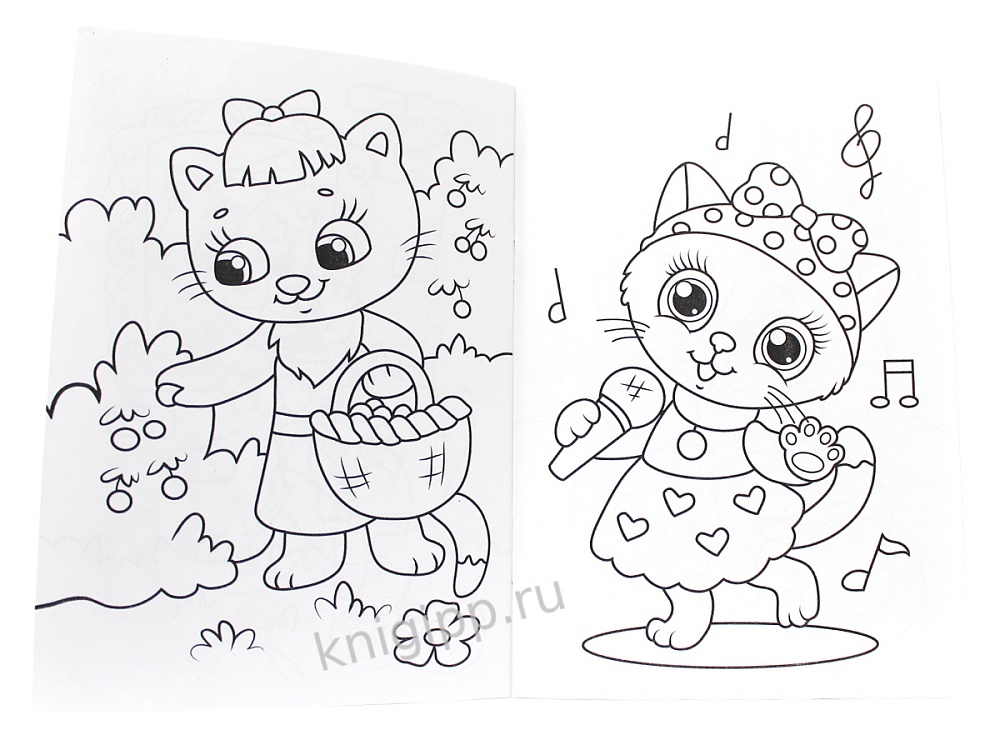 Раскраска "котики" а5 (проф-пресс)