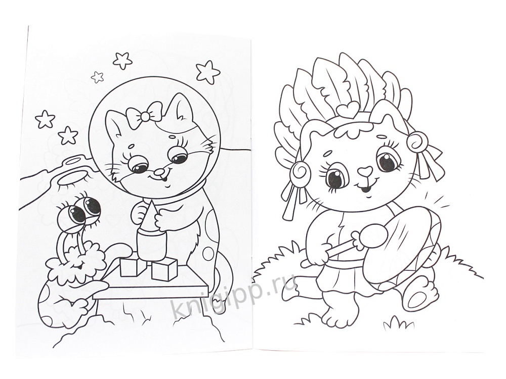 Раскраска "котики" а5 (проф-пресс)