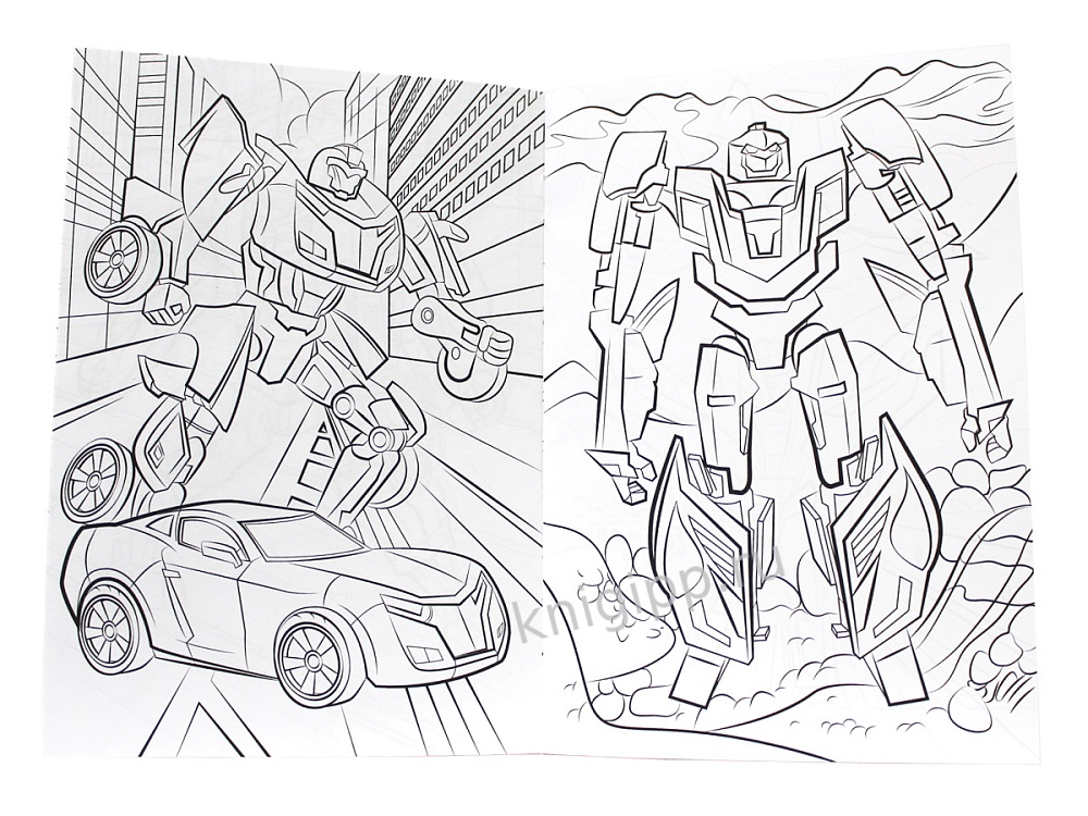 Раскраска "машины-роботы" а5 (проф-пресс)