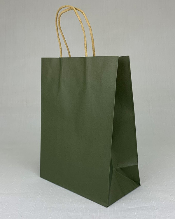 Пакет подарочный крафт (21х27х11см)