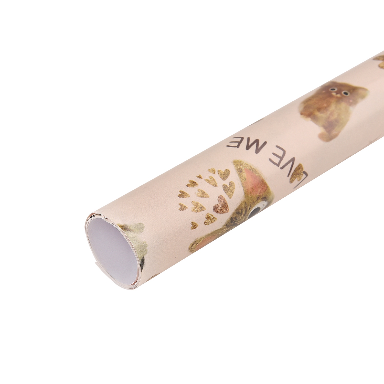 Бумага упаковочная 70х100см "love me"