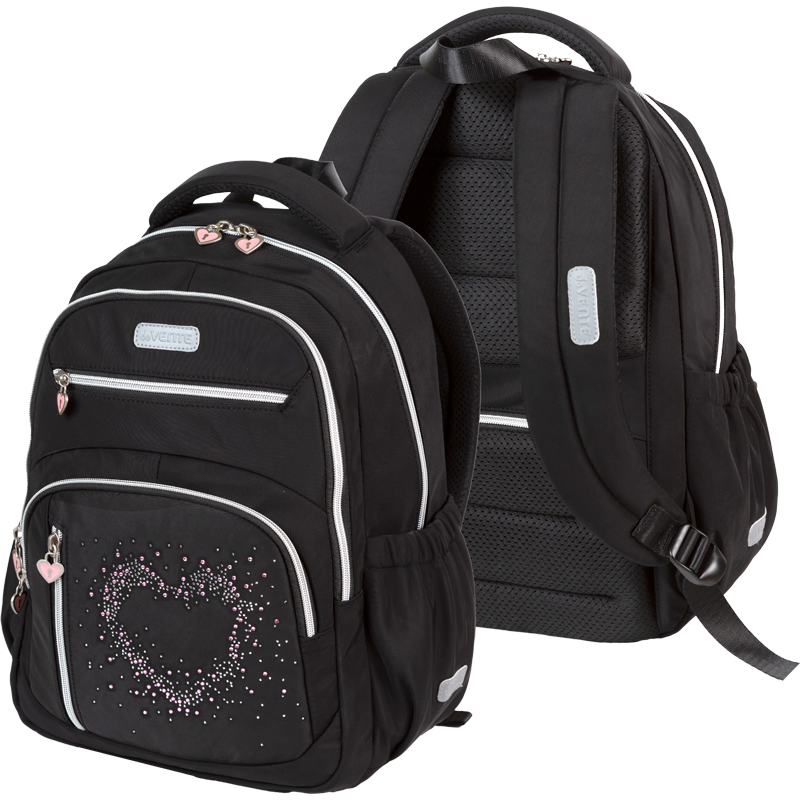 Рюкзак devente "zoom. my heart" 38х30х19см эрг.спинка