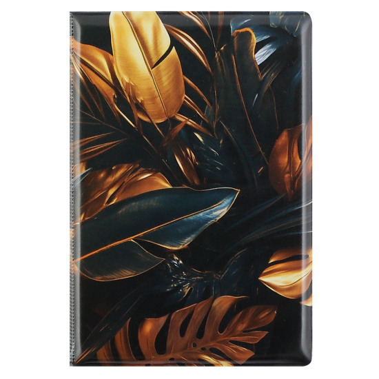 Обложка д/паспорта пвх fiorenzo "листья"