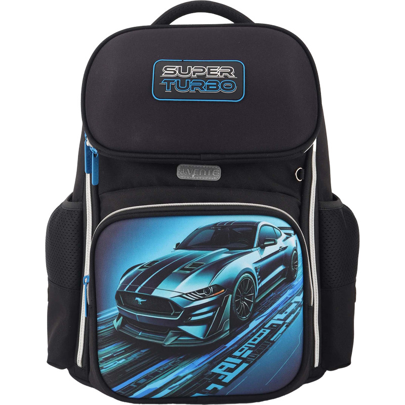 Ранец devente "smart. super turbo" 37х28х14см эрг.спинка+часы