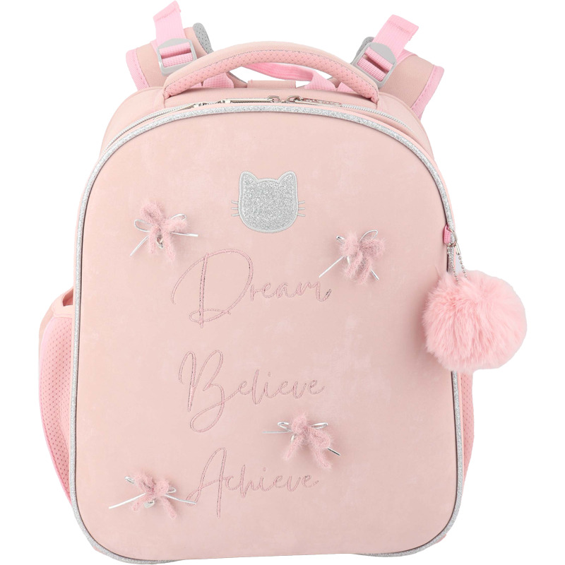 Рюкзак devente "choice. my dream" персиковый 38х28х16см эрг.спинка+брелок