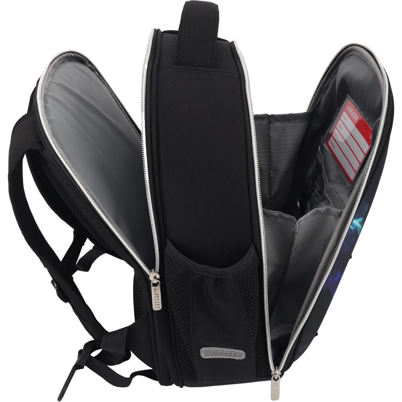 Рюкзак devente "junior. turbo galaxy" 35х27х13см эрг.спинка+часы