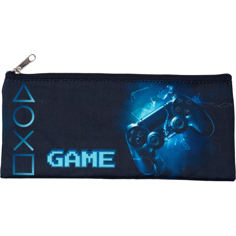 Пенал-косметичка на молнии attomex "game" 215х90х10мм ткань