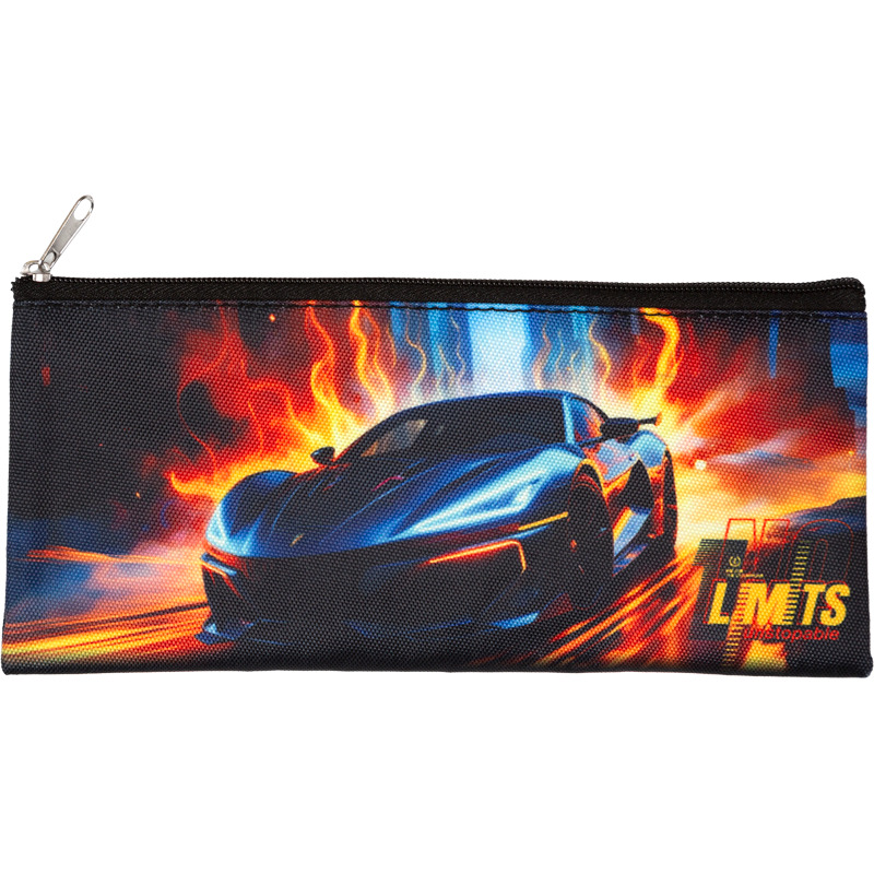 Пенал-косметичка на молнии attomex "no limits" 215х90х10мм ткань