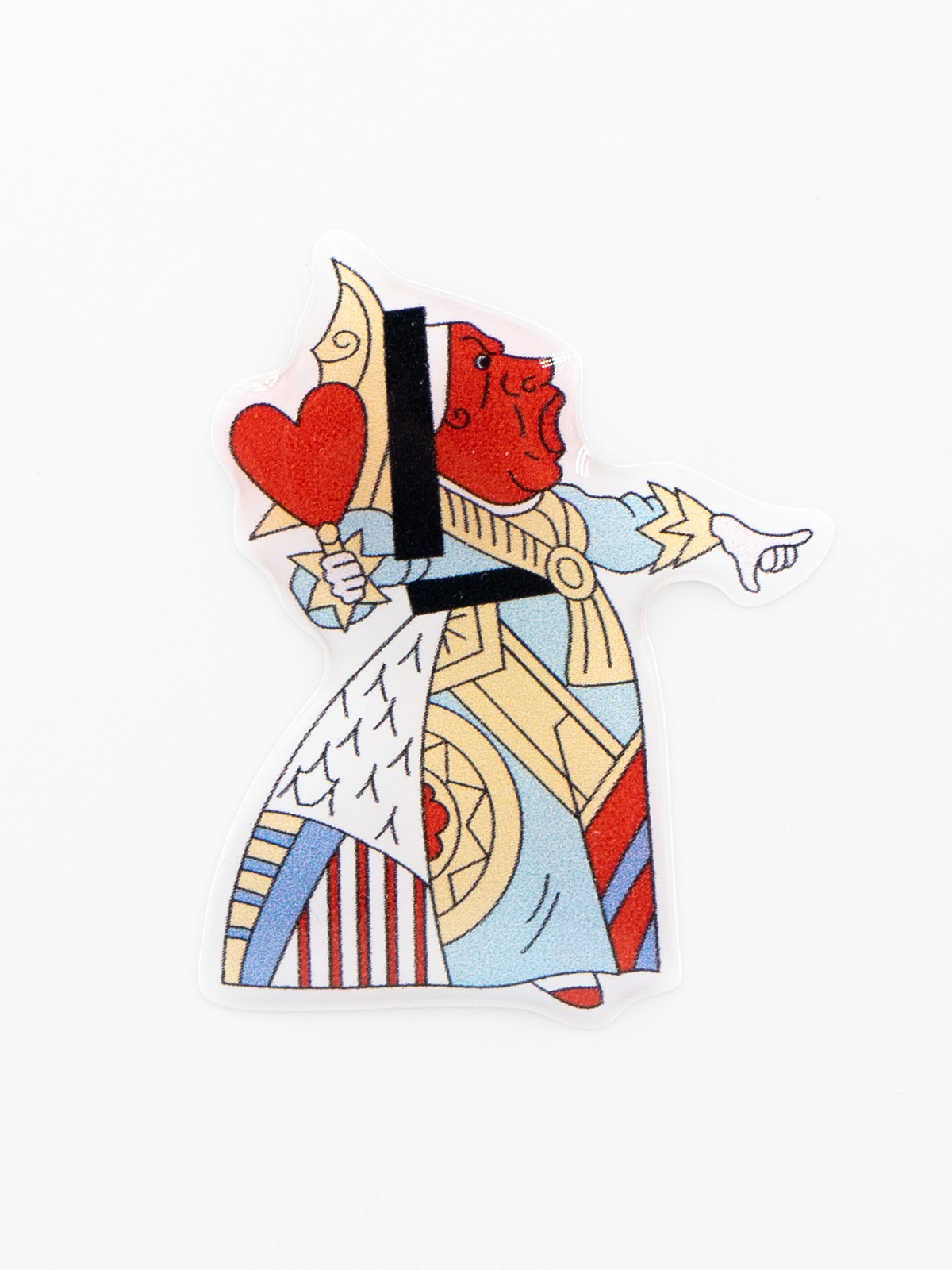 Наклейки объёмные "алиса. красная королева"