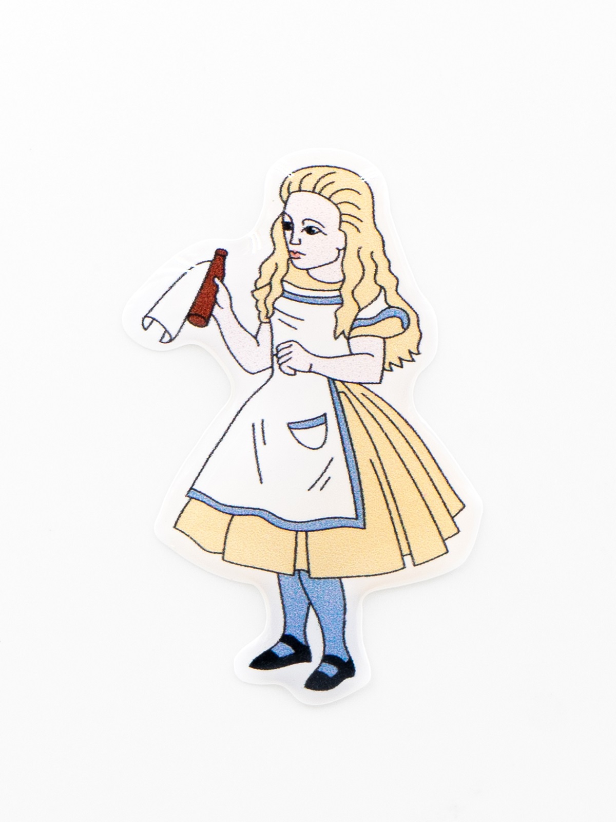 Наклейки объёмные "алиса. выпей меня"