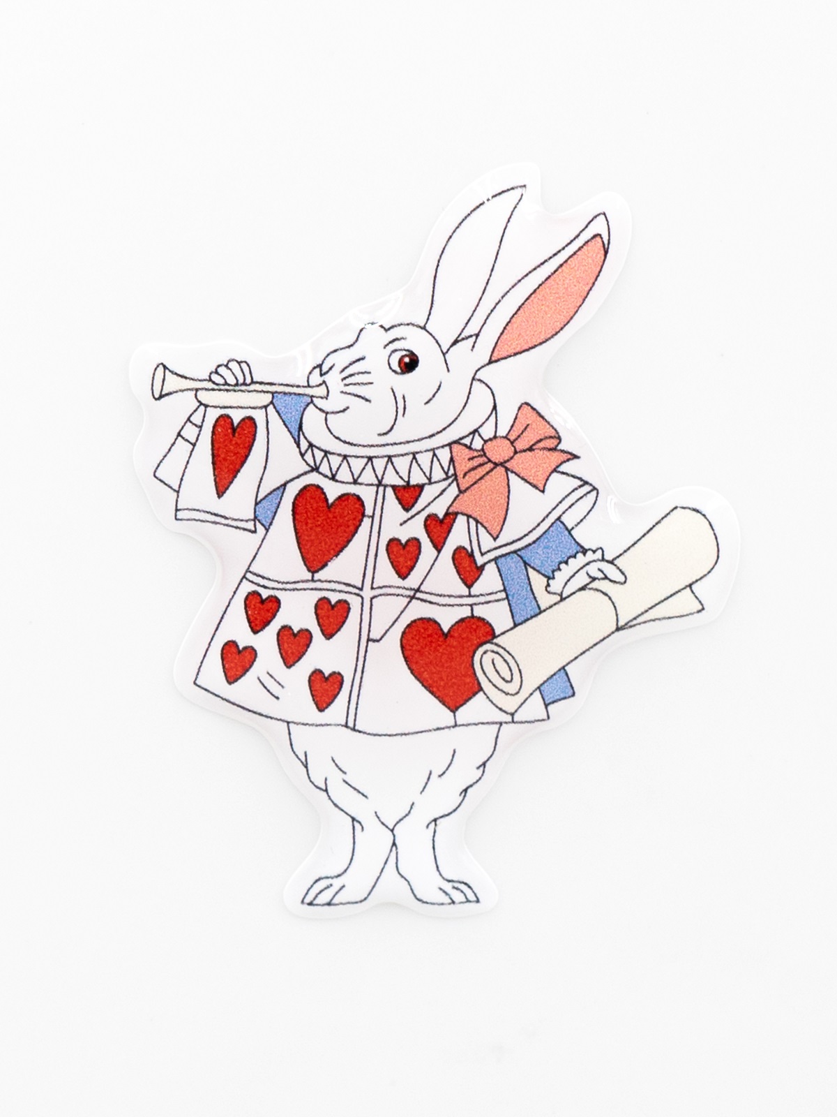 Наклейки объёмные "алиса. кролик"