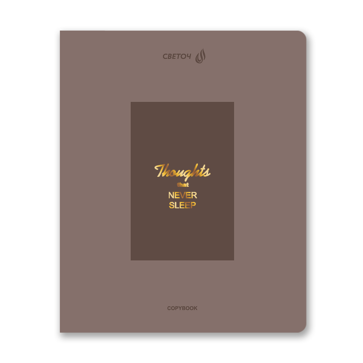 Тетрадь 48л. кл. "важные мысли" (светоч) б/б,тиснен.фольгой,асс-т