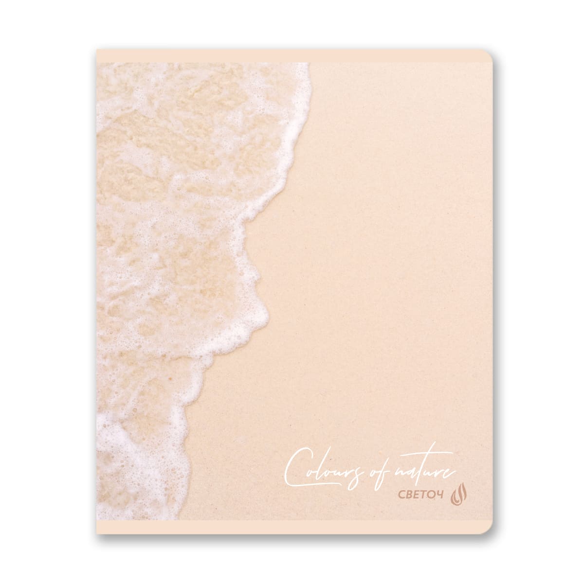 Тетрадь 48л. кл. "бежевый кашемир" (светоч) б/б,пласт.обл.,асс-т