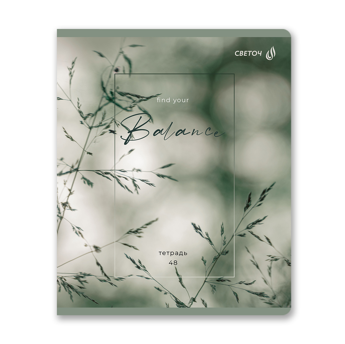 Тетрадь 48л. кл. "баланс" (светоч) б/б,асс-т