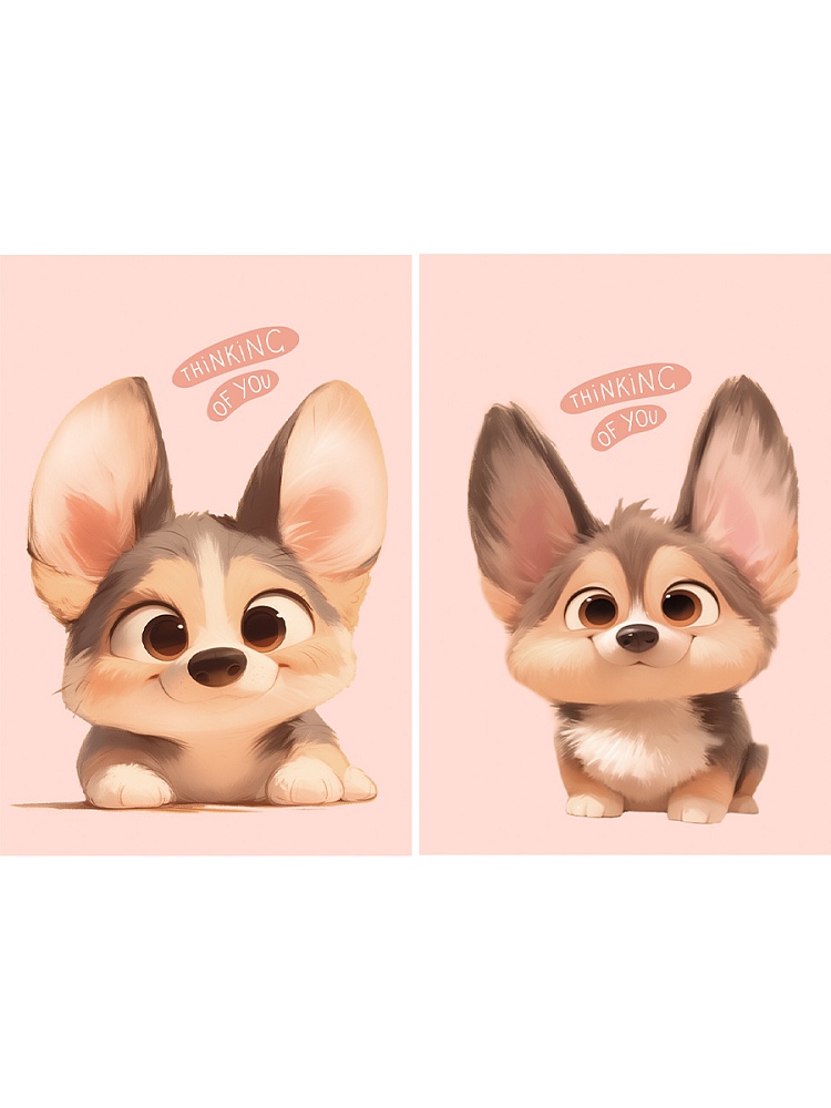 блокнот а7 склейка 48л. кл. "маленькие корги-2" (проф-пресс) асс-т Блокнот а7 склейка 48л. кл. "маленькие корги-2" (проф-пресс) асс-т