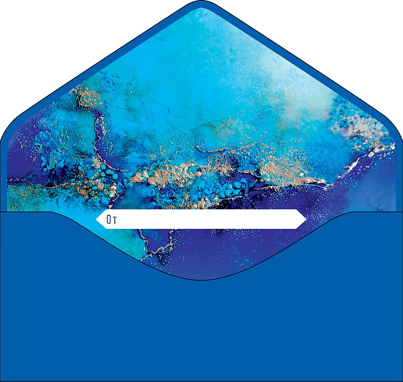 Конверт для денег "с днём рождения" софт тач фольга