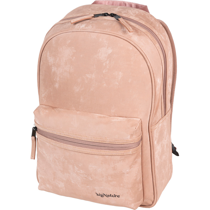 Рюкзак devente "signature" пудровый 40х28х12см эрг.спинка,кож.зам.