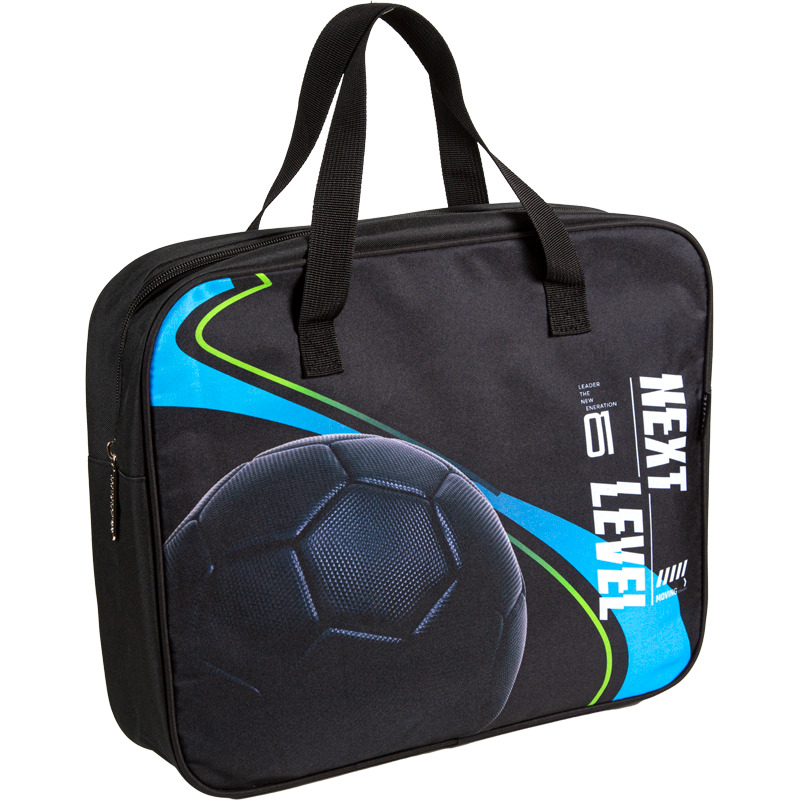 Папка текстиль с ручками а4+ devente "next level football" на молнии