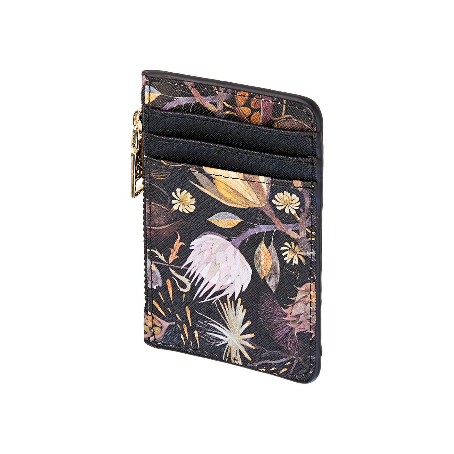 Картхолдер bruno visconti "flora. ночные цветы" 115х80х10мм кож.зам.