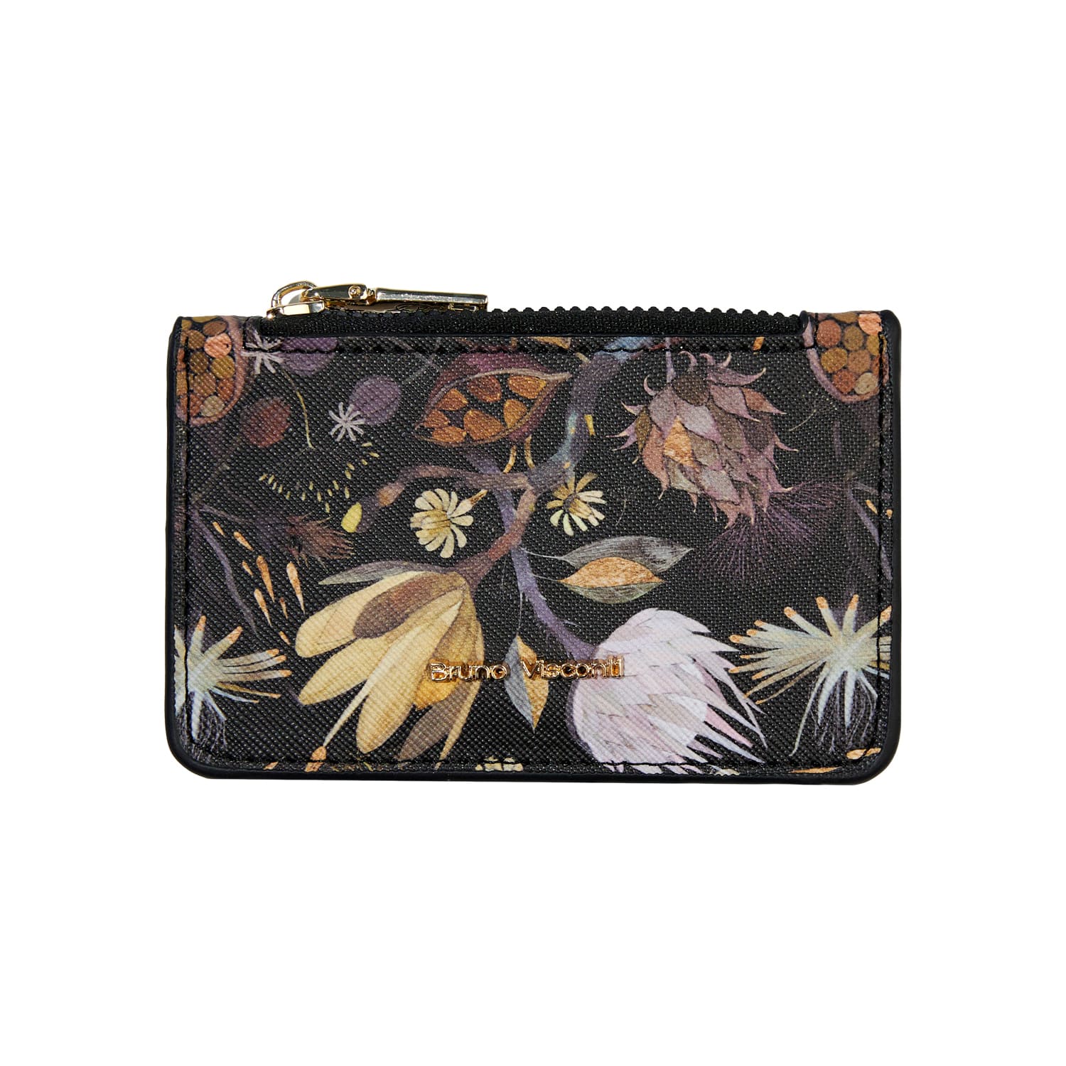 Картхолдер bruno visconti "flora. ночные цветы" 115х80х10мм кож.зам.