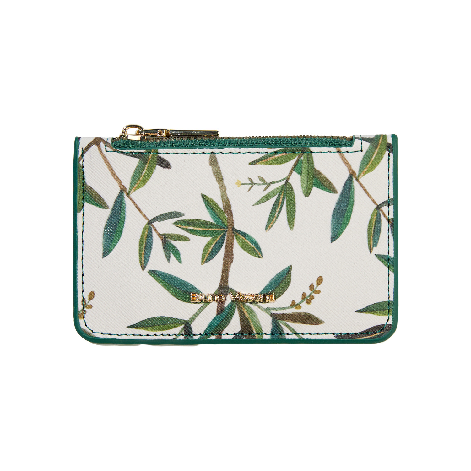 Картхолдер bruno visconti "flora. олива" 115х80х10мм кож.зам.