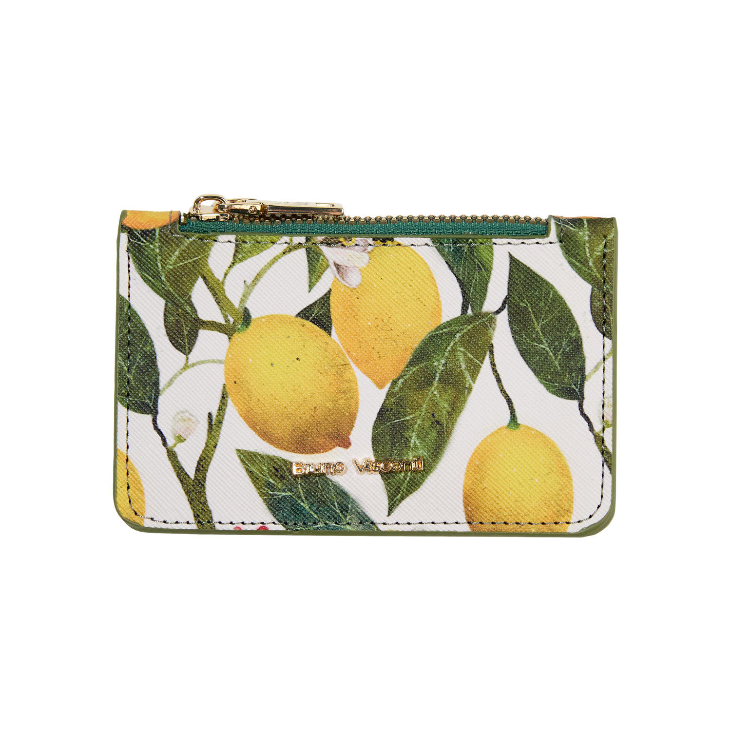 Картхолдер bruno visconti "flora. paradise. lemons" 115х80х10мм кож.зам.