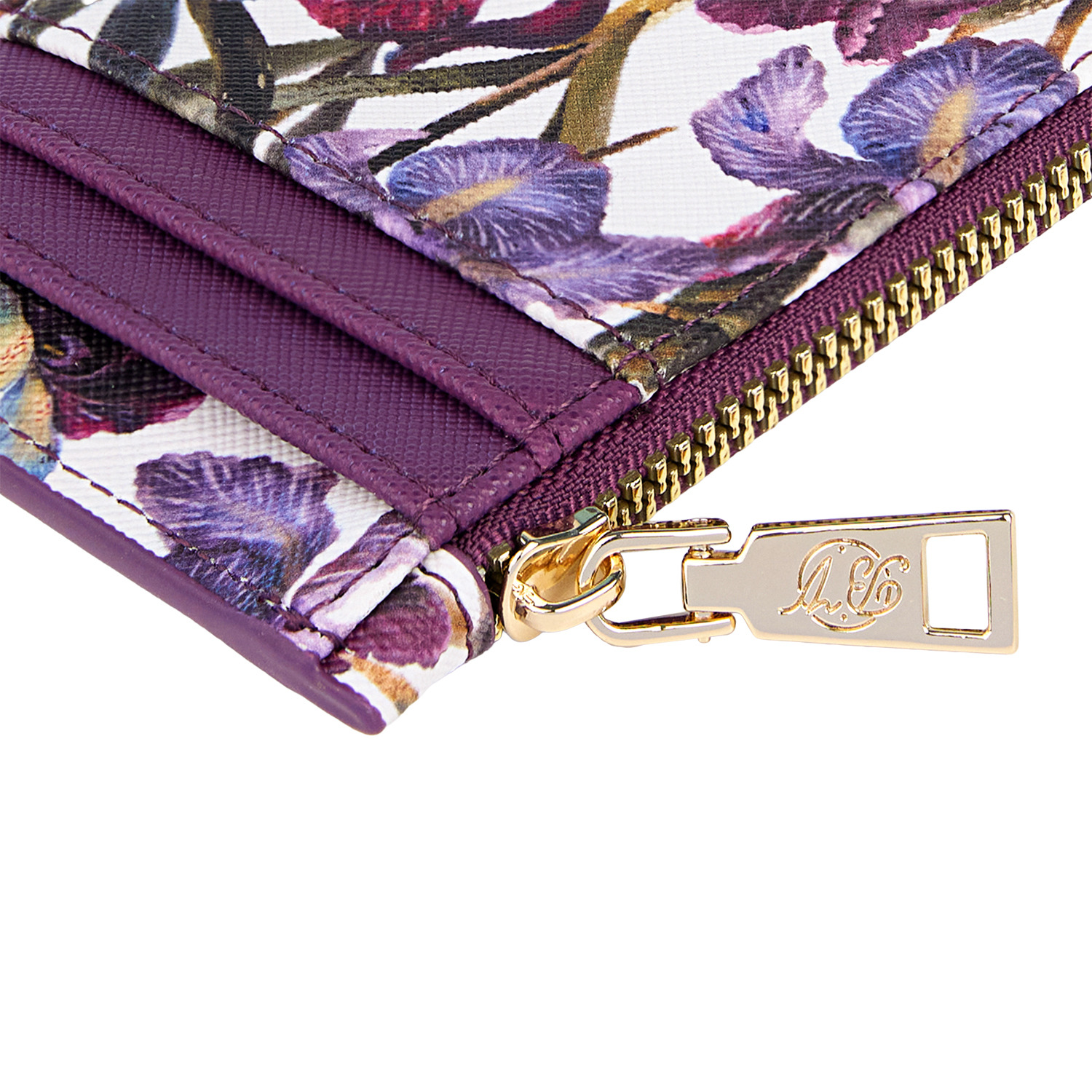 Картхолдер bruno visconti "flora. ирисы" 115х80х10мм кож.зам.