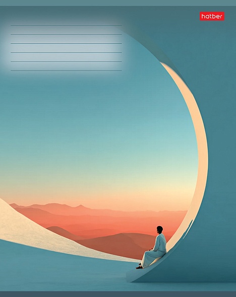 Тетрадь 18л. лин. "природа тишины" (hatber) б/б,асс-т