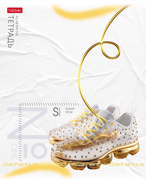 Тетрадь 48л. кл. "лёгкий стиль" (hatber) б/б,асс-т