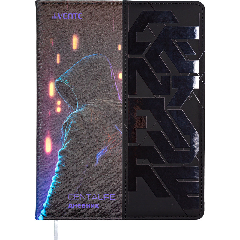 Дневник универс. интегр.обл. "centaur" (devente) кож.зам.,выб.лак